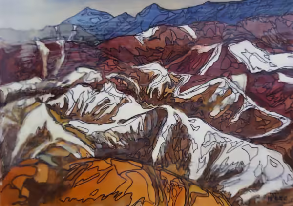 Hélène de Tyndare - Colored Mountain 2