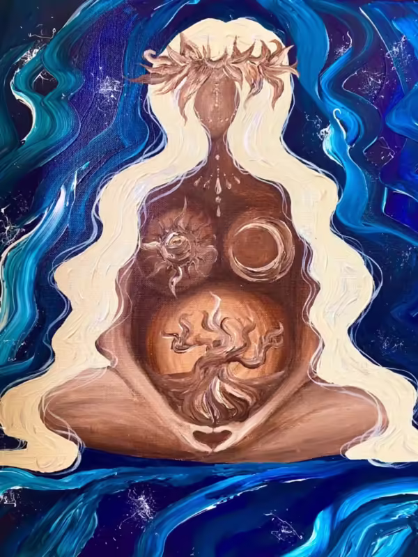 Yumi Oda - Self Portrait The Earth In My Body 2