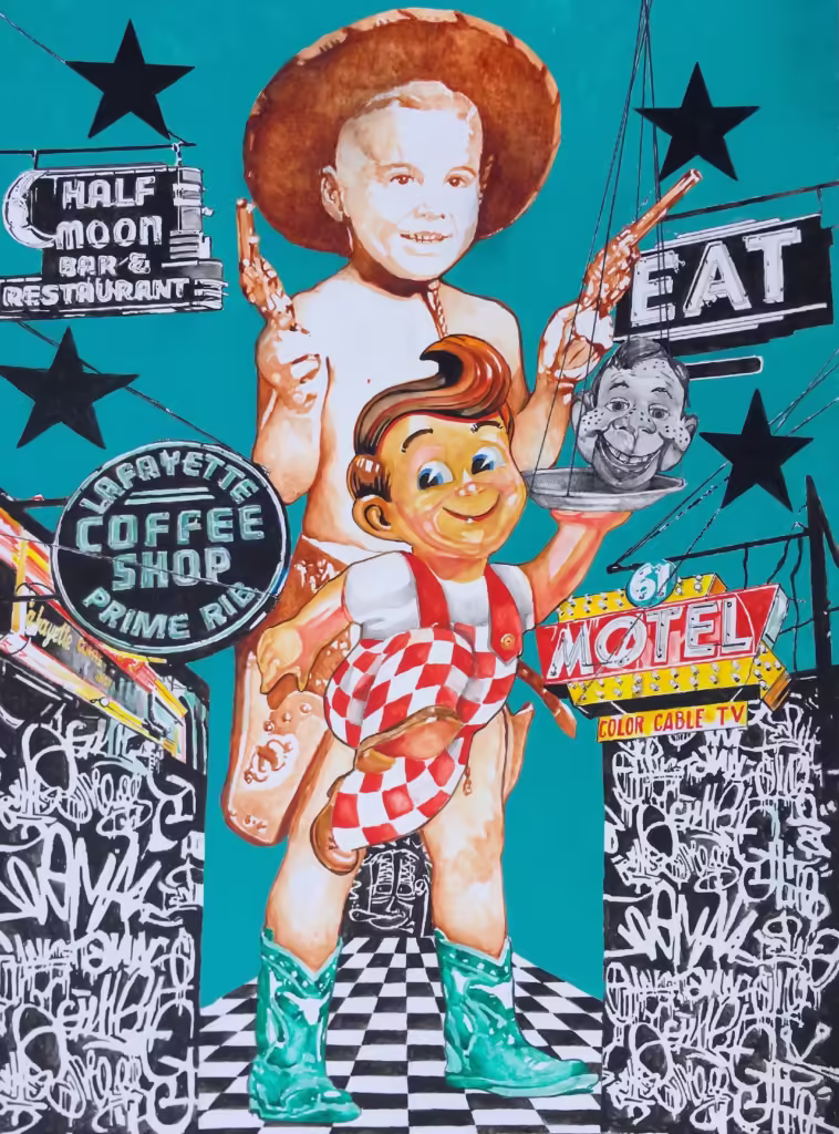 <a target='_blank' href='https://hmvcgallery.com/product/inner-child-runs-the-streets-with-bboy-howdy-doody/'>James Hartel - Inner Child Runs The Streets With Bboy Howdy Doody