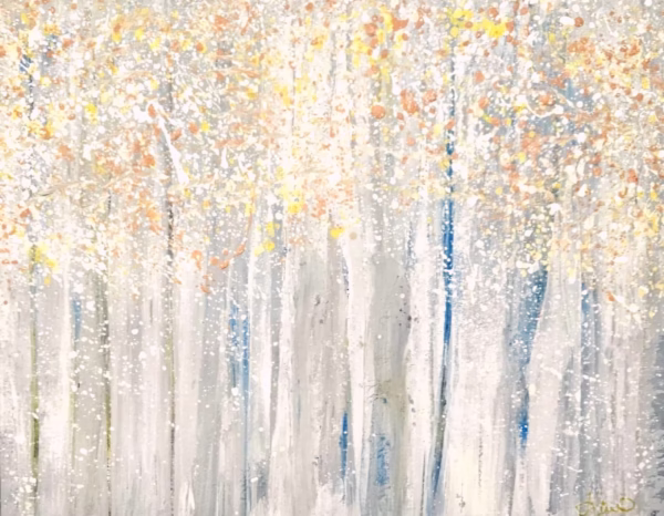 Kim Lanier - Winter Aspens