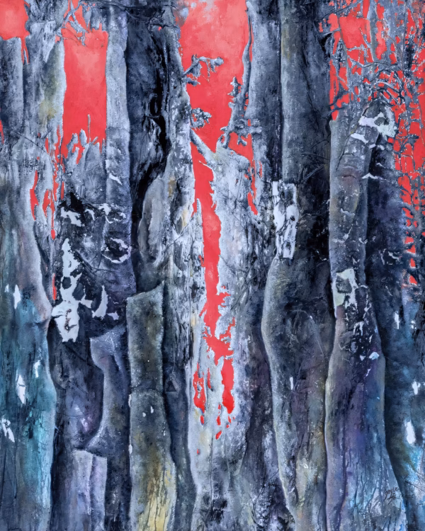 Gayle Faulkner - Enchanted Forest Red