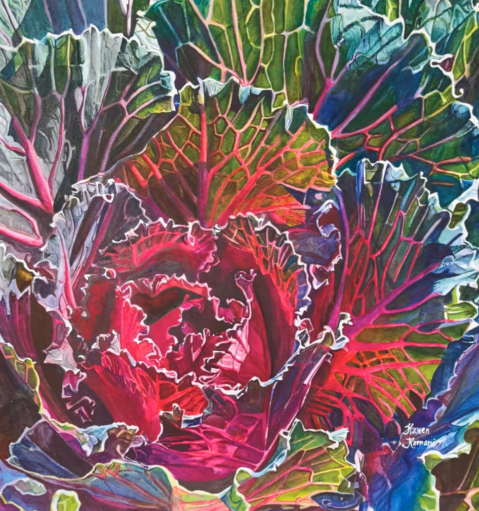 <a target='_blank' href='https://hmvcgallery.com/product/ruby-cabbage/'>Karen Romani - Ruby Cabbage