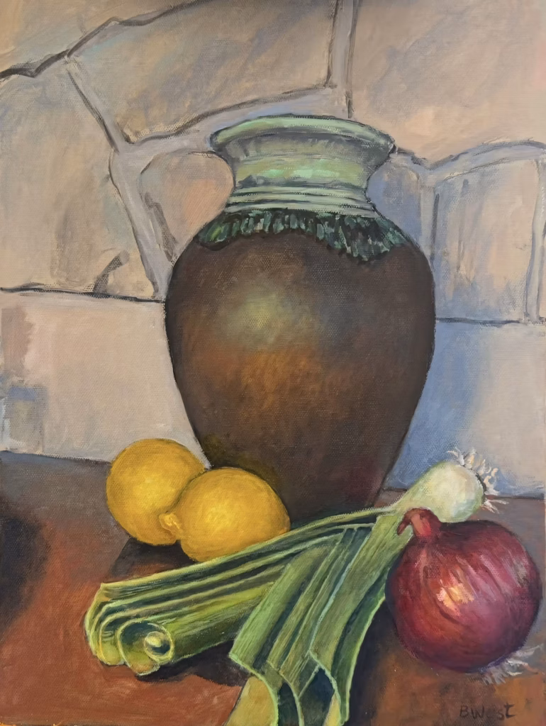<a target='_blank' href='https://hmvcgallery.com/product/still-life-with-leeks/'>Barbara West - Still Life With Leeks