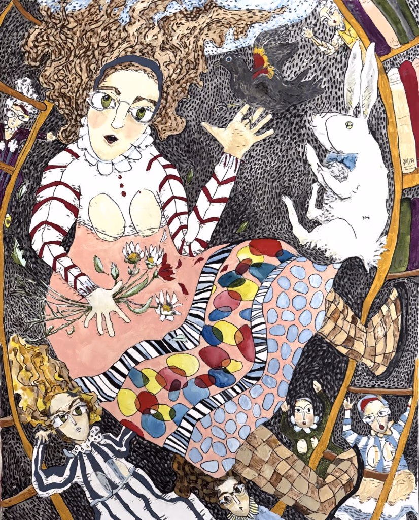 <a target='_blank' href='https://hmvcgallery.com/product/alice-the-rabbit-and-1k-grandmothers/'>Janet Leombruni - Alice The Rabbit And 1K Grandmothers