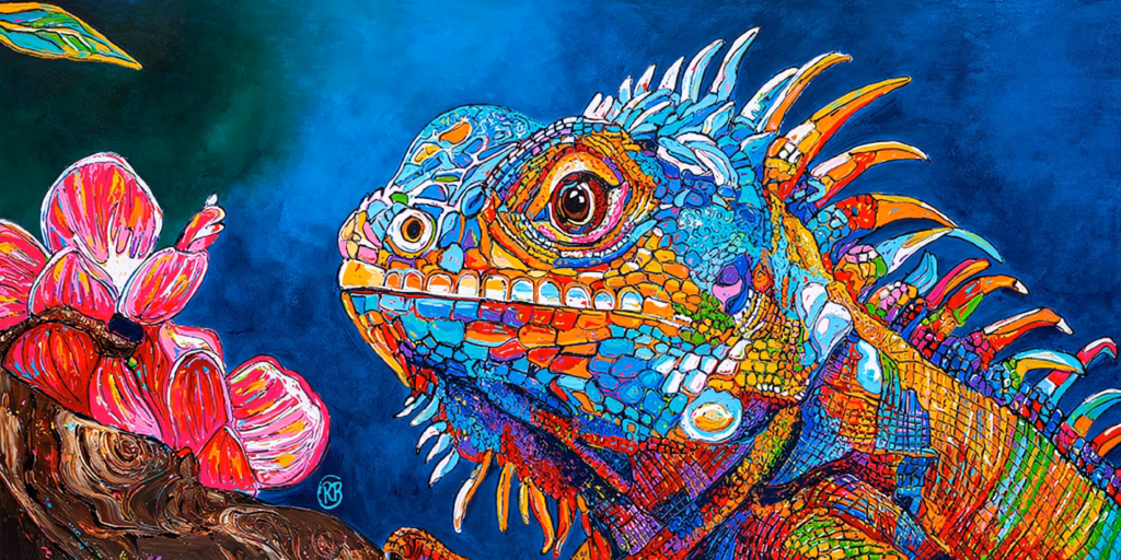 <a target='_blank' href='https://hmvcgallery.com/product/iguana-in-bloom/'>Renata Rolefes - Iguana In Bloom