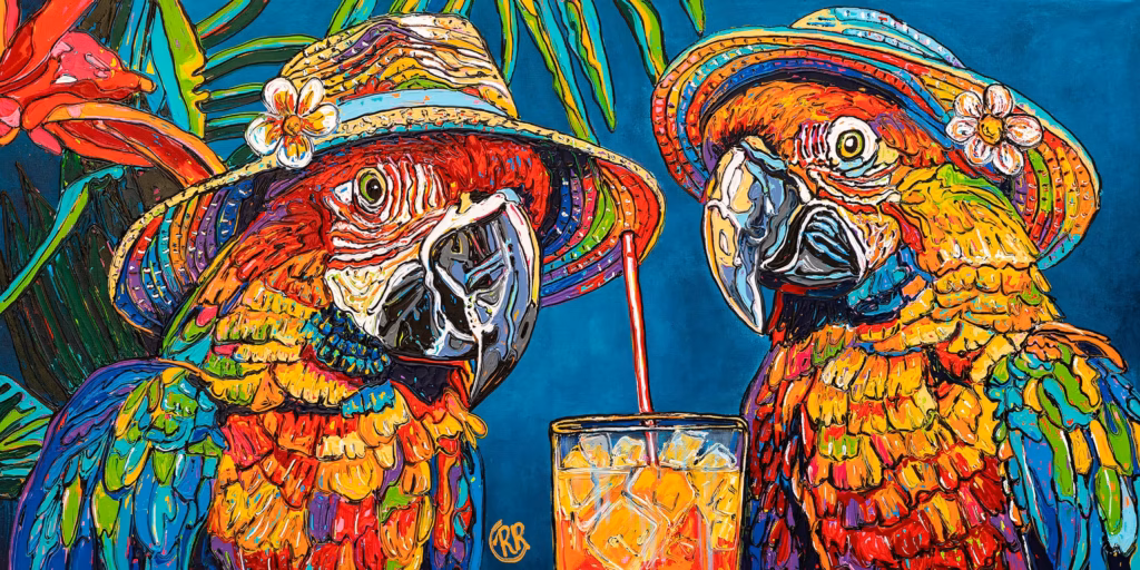 <a target='_blank' href='https://hmvcgallery.com/product/tropical-parrot-party/'>Renata Rolefes - Tropical Parrot Party